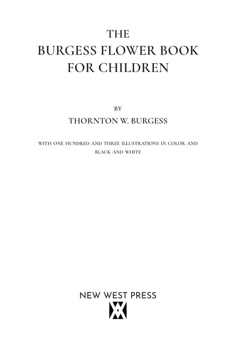The Burgess Flower Book